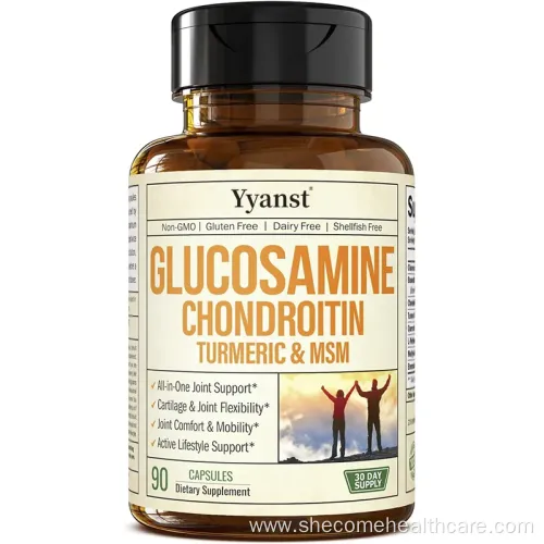 Joint Health & Comfort: OEM/ODM Glucosamine Chondroitin Turmeric Capsules for Sports Performance